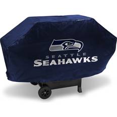 BBQ Accessories Rico Industries NFL Seattle Seahawks Navy Deluxe Grill Cover Deluxe Vinyl Cover