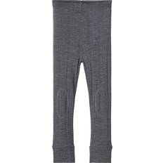 Name It Kid's Marino Wool Long Pants - Iron Gate