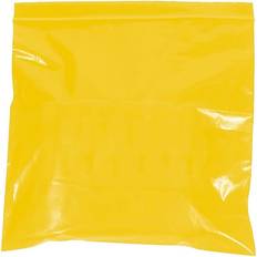 Global Industrial Reclosable Poly Bags, 8"W x 10"L, 2 Mil, Yellow, 1000/Pack