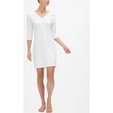 Beige - Men Sleepwear Hanro Women's 3/4 Sleeve Nightdress White