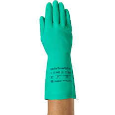 Grønne Engangshansker Ansell AlphaTec Solvex 37-675 Nitrile Gloves