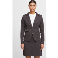 Damen - Rot Jacketts Ichi Ihkate Structure BL2 Kvinde Blazere hos Magasin Port Royale