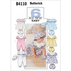 Håndarbeidsmønster Butterick sewing pattern 4110 baby s-m-l-xl