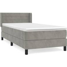 vidaXL Velvet Light Boxspringbett 80 x 200cm