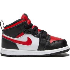 Nike Air Jordan 1 Mid TD - Black/Fire Red/White