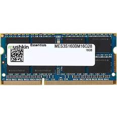 Ddr3 dimm 16gb Mushkin Essentials SO-DIMM DDR3 1600MHz 16GB (MES3S160BM16G28)