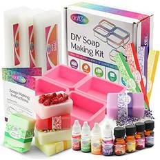 The Clayful Co DIY Polymer Clay Earring Making Kit for Adults, Creates 40 Pairs of Earrings, Women's