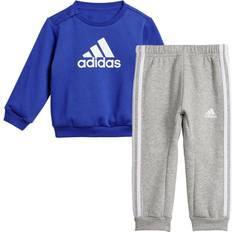 24-36M Tracksuits adidas Infant Sportswear Badge of Sport Jogging Suit - Semi Lucid Blue /White