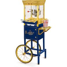 Retro Popcorn Machine with 2.5 oz. Kettle, Blue - Olde Midway