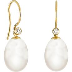 Rabinovich Contessa Earrings - Gold/Pearls/Diamonds