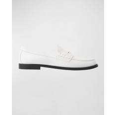 Burberry Low Shoes Burberry Leather penny loafers white
