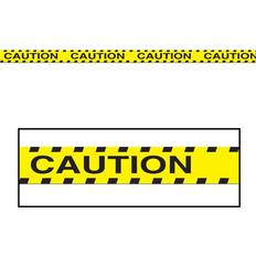 Beistle Party Caution Tape Decoration Black/Yellow One-Size