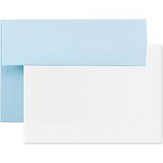 Jam Paper Stationery Set A7 Size Baby Blue 25/Pack