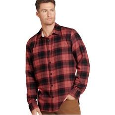 Jockey Red Shirts Jockey Men's Casualwear Outdoors Long Sleeve Flannel Shirt, Oliver Plaid