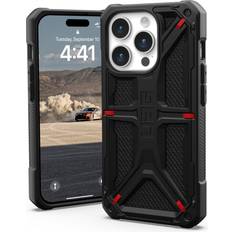 UAG Mobiletuier UAG Urban Armor Gear iPhone 15 Pro Deksel Monarch Kevlar Black