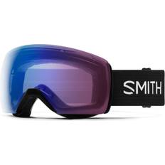 Smith Skibriller Smith Skyline Skibriller Black/Photochromic Rose Flash Blå/Fiolett