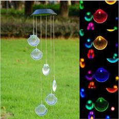 Solar Cell Floor Lamps & Ground Lighting Yescom DELight Solar Wind Chime Ground Lighting