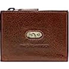 Fossil Card Cases Fossil Men's Andrew Eco Leather Zip Card Case Wallet, Cognac, Model: ML4394222
