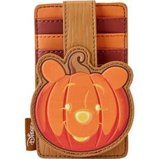 Card Cases Loungefly Disney Winnie the Pooh Pumpkin Cardholder - Orange/Brown - One-Size