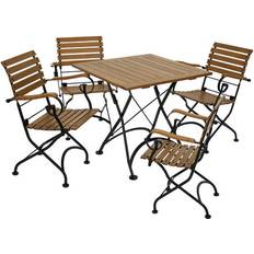 Sunnydaze Decor DMR-813-769-4 Deluxe European Chestnut Bistro