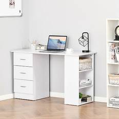 Furniture Homcom 47" Modern Office Computer Bookcase Writing Desk