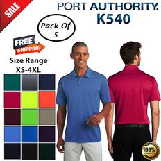 Port Authority Men's Silk Touch Performance Polo Black