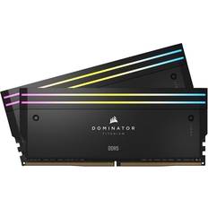 64 GB - DDR5 RAM-Speicher Corsair Dominator Titanium RGB Grey DDR5 6000MHz 2x32GB (CMP64GX5M2B6000Z30)