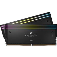 32 GB - 6600 MHz - DDR5 RAM minne Corsair Dominator Titanium RGB Black DDR5 6600MHz 2x16GB (CMP32GX5M2X6600C32)