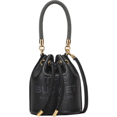 Bucket Bags Marc Jacobs The Leather Mini Bucket Bag - Black