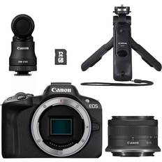 Canon USB-C DSLR-Kameras Canon EOS R50 + RF-S 18-45mm F4.5-6.3 IS STM + Creator Kit