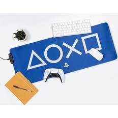 Gamingtische Paladone PlayStation Light Up Desk Mat -