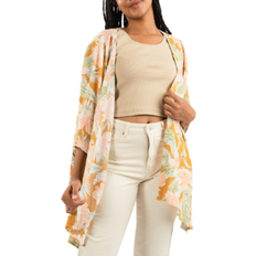 Dame - Gull Skjorter Rip Curl Women's Always Summer Kimono Shirt - Gold