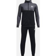 Polyester Tracksuits Under Armour Youths Colour-Block Tracksuit Black Colour: Black, 10-12