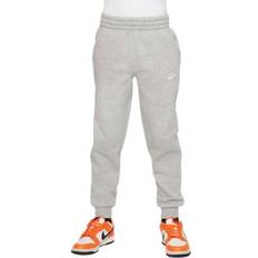 Boys - XS Pants Nike Big Kid's Sportswear Club Fleece Joggers - Dark Gray Heather/Base Grey/White (FD3008-063)