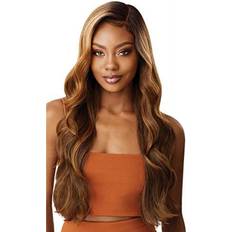 Outre Color Bomb Synthetic Lace Front Wig 3Drff Amber Blonde
