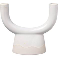 Villeroy & Boch Lysestaker, Lys & Lukt Villeroy & Boch Winter Glow U-shape lysestake Hvit-beige Lyslykt