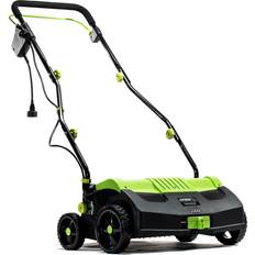 WEN DT1315 15 in. 13 Amp 2-in-1 Electric Dethatcher and Scarifier with Collection Bag