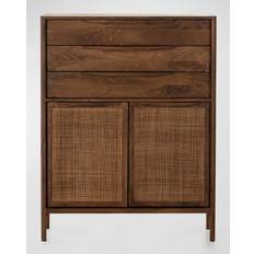 Doors Chest of Drawers Four Hands Sydney Brown Chest of Drawer 33.5x43.3"