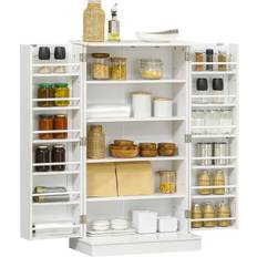Storage Cabinets Homcom 41" Kitchen Pantry, Modern Storage Cabinet