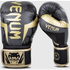 Venum Elite Boxing Gloves Dark camo/Gold