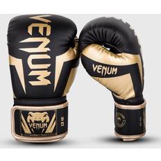 Kampfsport Venum Elite Boxing Gloves Boxhandschuhe, Schwarz/Gold, Oz