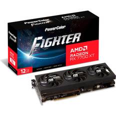 AMD Radeon - Radeon RX 7700 XT Graphics Cards Powercolor Fighter AMD Radeon RX 7700 XT HDMI 3xDP 12GB