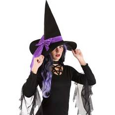 Halloween Headgear Fun Adult Custom Color Witch Hat