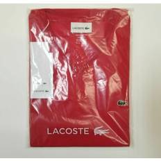 Lacoste Red Tops Lacoste solid v-neck t-shirt