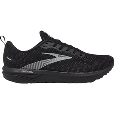 Brooks Black - Men Running Shoes Brooks Revel 6 M - Black/Blackened Pearl/Grey