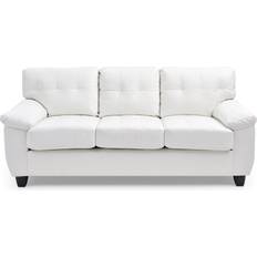 White Sofas Glory Furniture Gallant Sofa 78" 3 Seater