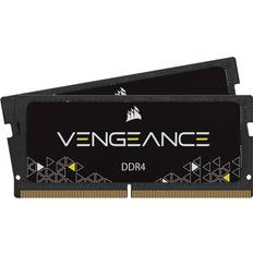 Corsair SO-DIMM DDR4 RAM minne Corsair Vengeance Black SO-DIMM DDR4 2666MHz 2x32GB (CMSX64GX4M2A2666C18)