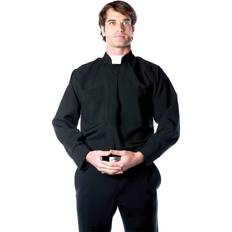 Underwraps Costumes Mens Priest Shirt Costume