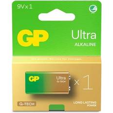 GP Batteries Ultra Alkaline 9V-battery, 1-pack