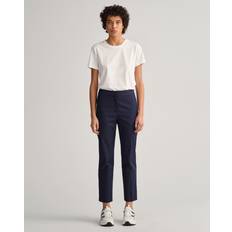 Gant Damen Hosen Gant Women Slim Cigarette Slacks Blue